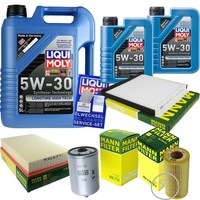 Inspektionspaket 7L Liqui Moly Longtime 5W-30 FüR Volvo V70 II 2.4 D5 XC70 Cross