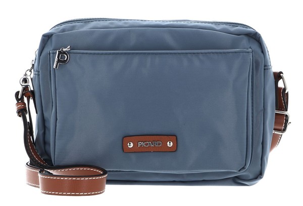 Picard Sonja Crossbody Bag UmhäNgetasche Tasche Wintersky Blaugrau Braun Neu-image