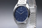 Vintage 1974 *N MINT* Seiko Chariot 2220-0470 Blue Dial Manual Mens Watch JAPAN