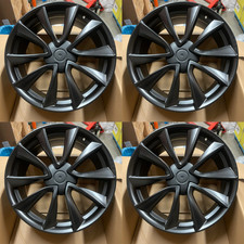 19 Tesla Model 3 Rim Wheels 19 Inch 19 Rims Satin Black Set Of 4 2017-2026
