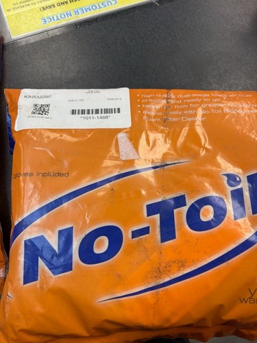 No Toil 3416 Pre Oiled Air Filter Ebay 