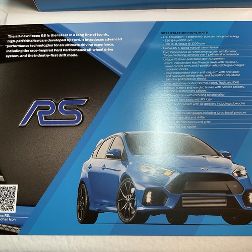 Ford Focus RS Owner's Kit - Picture 11 of 14