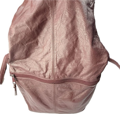 1970s Dusty Rose Soft Vintage Leather Purse - Picture 5 of 5