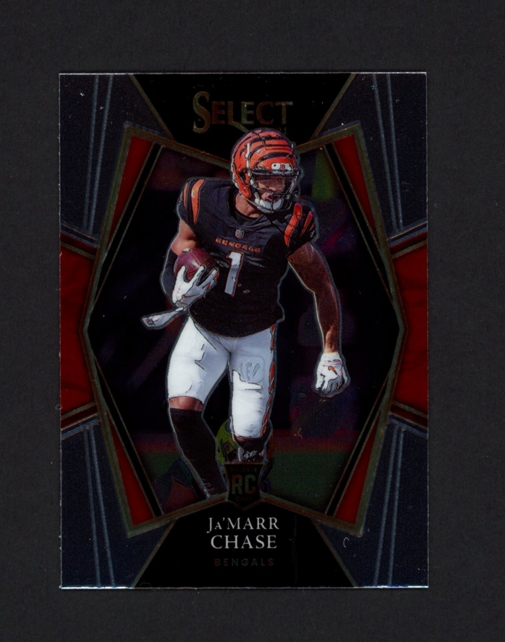 2021 Panini Select Premier Level Ja'Marr Chase RC #147
