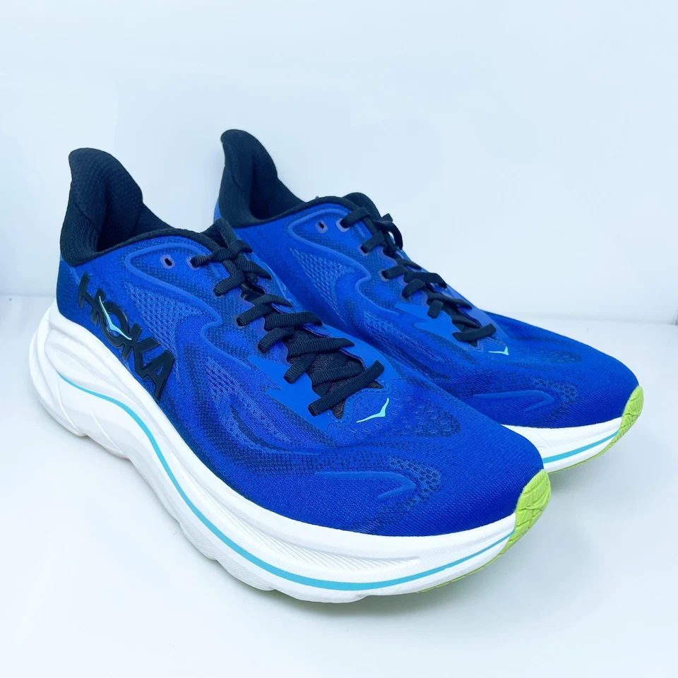 Hoka One One Mens Clifton 10 1162030 NMD Blue Running Shoes Sneakers Size 11 D - Image 2 of 4