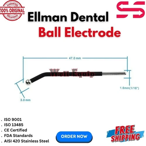 Ellman Surgitron Handpiece & Electrodes Set of 14 Pcs Reusable-Autoclavable CE image 8