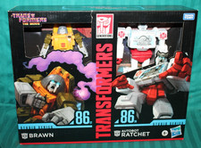 Transformers Brawn & Autobot Ratchet 86-27 28 New Studio Series Movie 2 PC Set