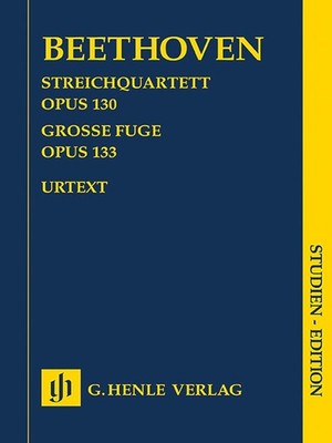 Study Score Beethoven String Quartet B-flat Major Op 130 & 133 Henle Urtext Book