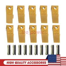 6737325 Bucket Teeth + 6737326 Flexpins for Bobcat Style Mini Excavator 10X USA