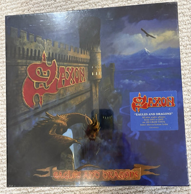 SAXON Eagles & Dragons 9LP BOX SET Ltd Edition Hand Numbered BRAND NEW & SEALED
