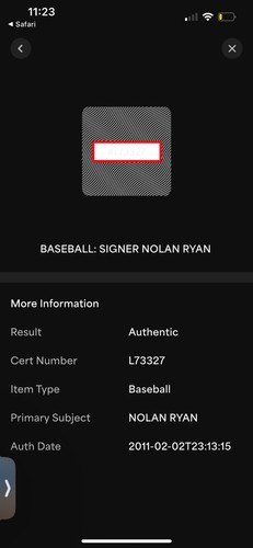 Amazing Nolan Ryan Signed Baseball PSA Certified Autograph Auto - Picture 5 of 5