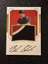 Braden Shipley /15 *Rookie•Patch•Auto* 2017 Panini National Treasures #RJSV-BS