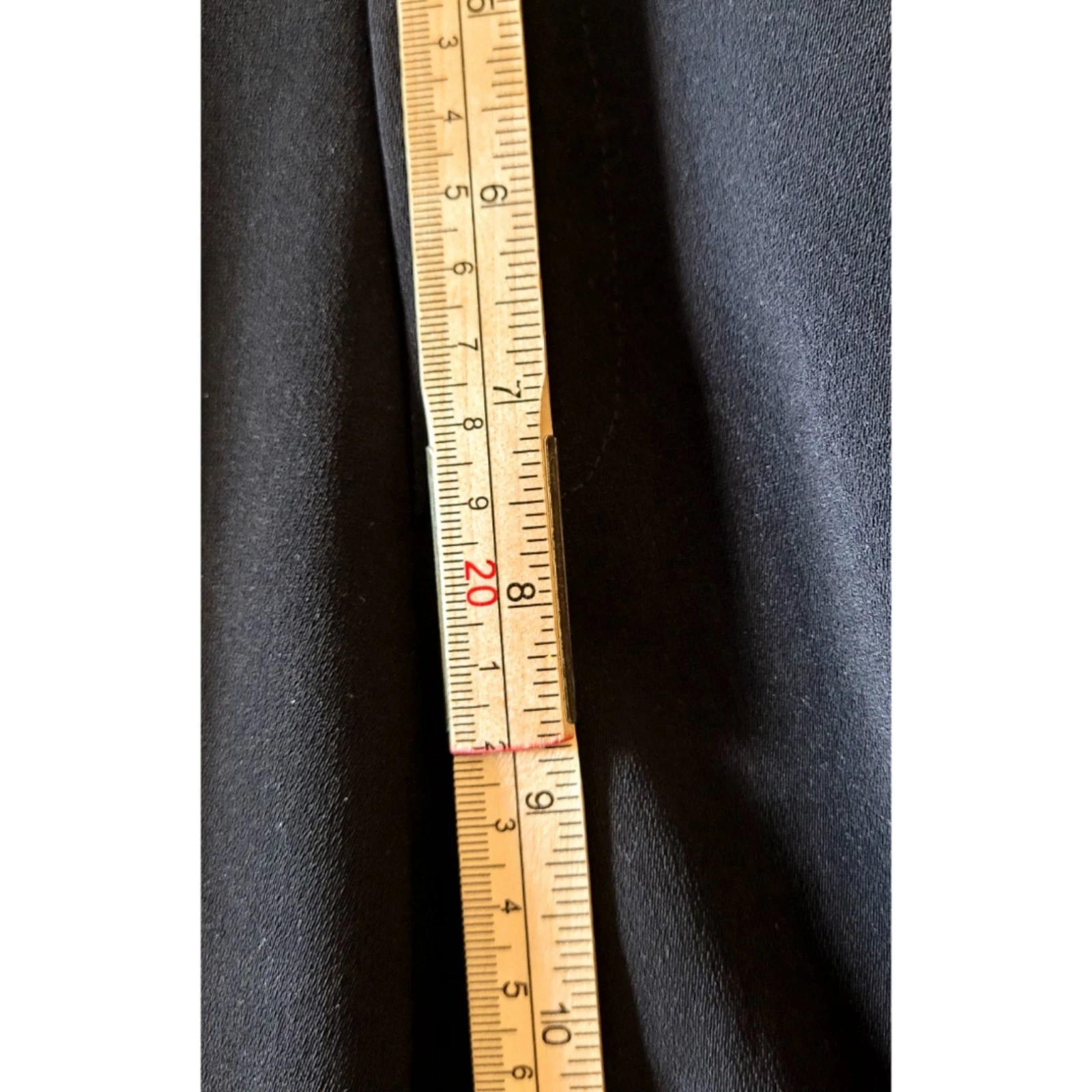 ALFERDO VERSACE pantalone nero donna taglia 14 US 10 svasato spacco aziendale