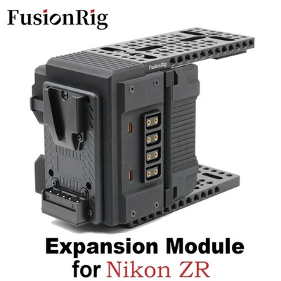 FusionRig ZR Camera Cage Expansion Module Dual Type-C Ports for Nikon ZR Camera