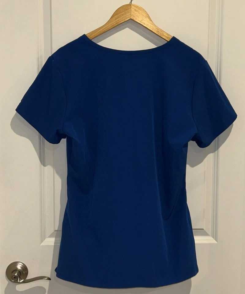 Blusa Médica Skechers By Barco para Mujer Azul Talla Grande Bolsillos Foto 4 de 4