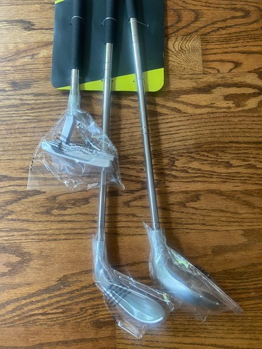 KIDS JUNIOR 3 CLUB PLASTIC GOLF SET DRIVER, IRON, PUTTER NEW FREE SHIPPING