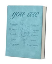 Christian Journal Notebook Floral You Are Beautiful Bible Verse YOU ARE