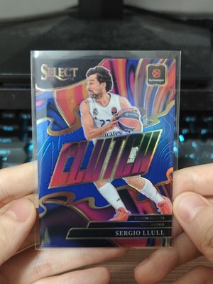 Sergio Llull 2025-26 Panini Select Euroleague Clutch Blue /49