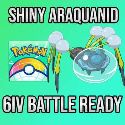  6IV SHINY Araquanid + EVS  POKEMON HOME Champions Online delivery 
