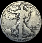 1929 D Walking Liberty Silver Half Dollar 90% Silver