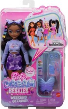 Barbie Dream Besties Weekend Getaway Brooklyn Doll and Accessories, Fashion Doll