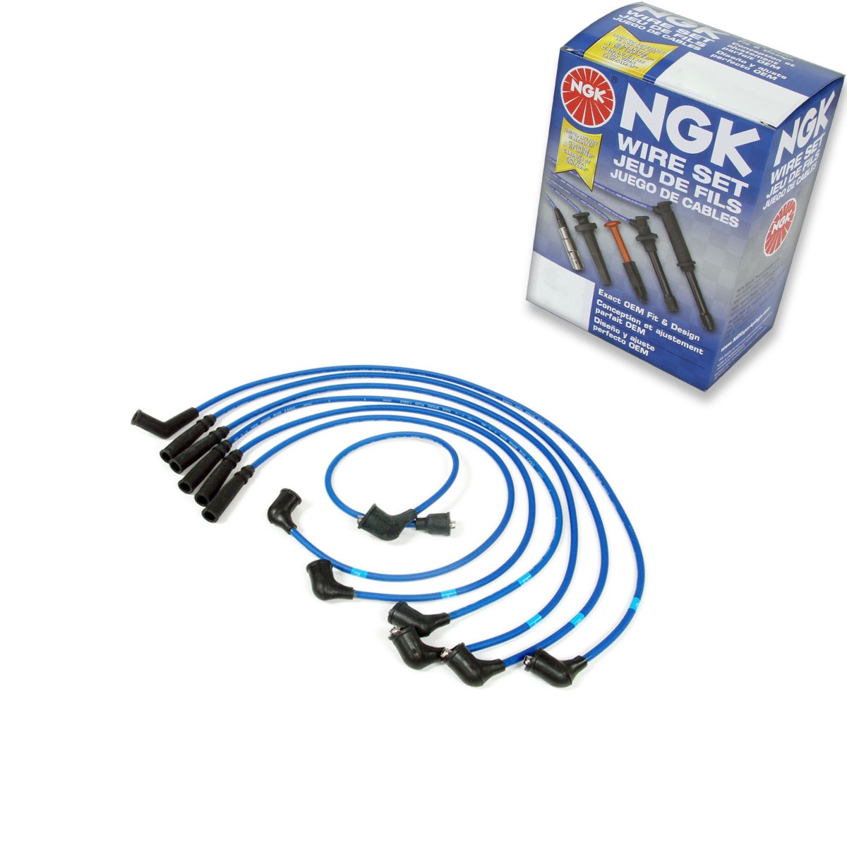 1 pc NGK Spark Plug Wire Set for 1975-1978 Nissan 280Z 2.8L L6 - Engine Kit kg