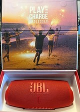 JBL Charge 5 Portable Waterproof Bluetooth Speaker - Red