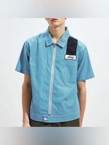 Stussy ストライプ ジップアップベスト Stussy Zip Up Shirt | eBay