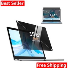 Laptop Privacy Screen 15.6 Inch, Removable 16:9 Aspect Privacy Filter Screen ...