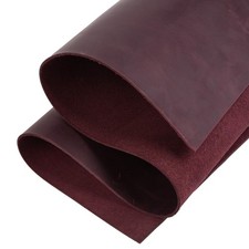 12x24 Inch Genuine Red Leather Sheets For Crafts Square 2.0MM Thick Cowhide