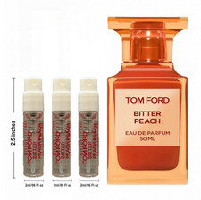 3 pack of Tom Ford Bitter Peach Sample Size Spray 2 mL/1.5mL - Free shipping