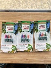 3 Packs Noma G1 Colour Fairy Christmas Replacement Light Bulbs Lamps 6v 0.75w