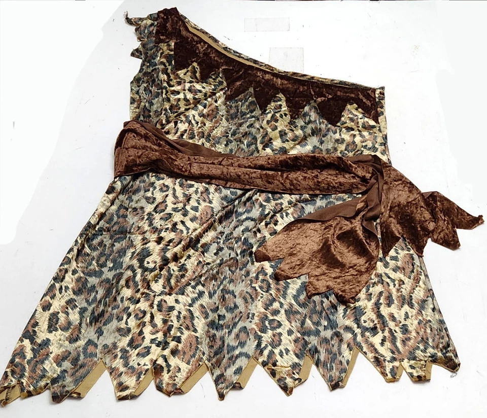 Caveman 万圣节服装派对论坛 新颖 O/S/成人 男式束腰外衣/腰带 状况极佳 — 第 2/4 张图片