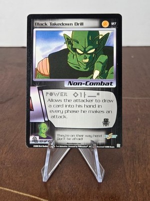 2000 Score DBZ - Black Takedown Drill - Saiyan Saga - #127 Limited LP