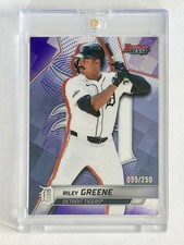 2025 Bowman's Best Riley Greene Purple Refractor /250 #59 Tigers