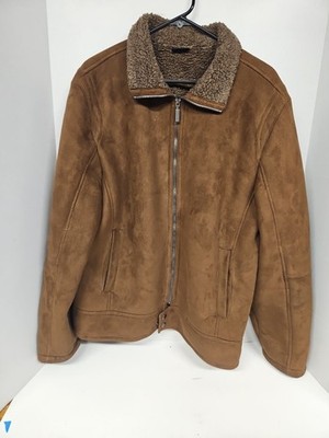 Weather Report Weatherproof Jacket Mens Size  Medium Brown Full Zip  NICE!