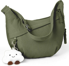 Damentasche Crossbody Halbmond Tasche Schultertasche Bauchtasche für Arbeit Reis