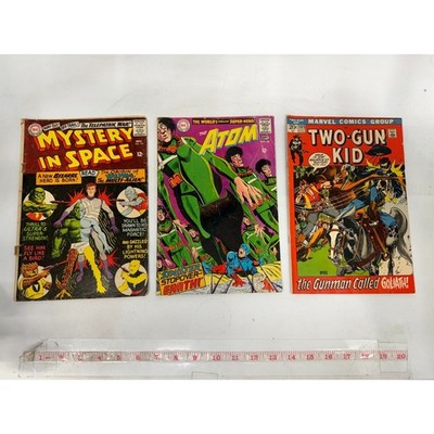 Vintage Comic Book Lot of 5 Mystery In Space Atom Two Gun Kid Doctor Strange