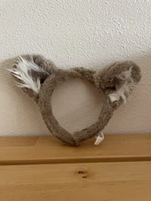 Great Wolf Lodge Gray Plush Ears Souvenir Headband Unisex Child Kid Adult