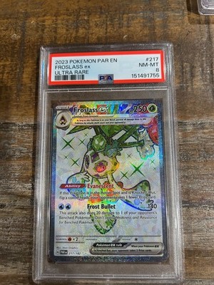 froslass ex pokemon card value - 217/182 - Paradox Rift - Tera Full Art - Ultra Rare A Near Mint card may have slight edge wear or a scratch or three MEGA Froslass ex MA 224/193