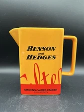 Vintage Benson & Hedges Pub Pitcher Ceramic Wade Jug