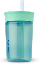 Kids Insulation Bpa-Free Plastic Tumbler with Spill Resistant Flexible Straw, Ea