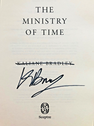 SIGNED The Ministry of Time by Kaliane Bradley UK 1st/1st (2024, Hardcover) - Picture 4 of 24