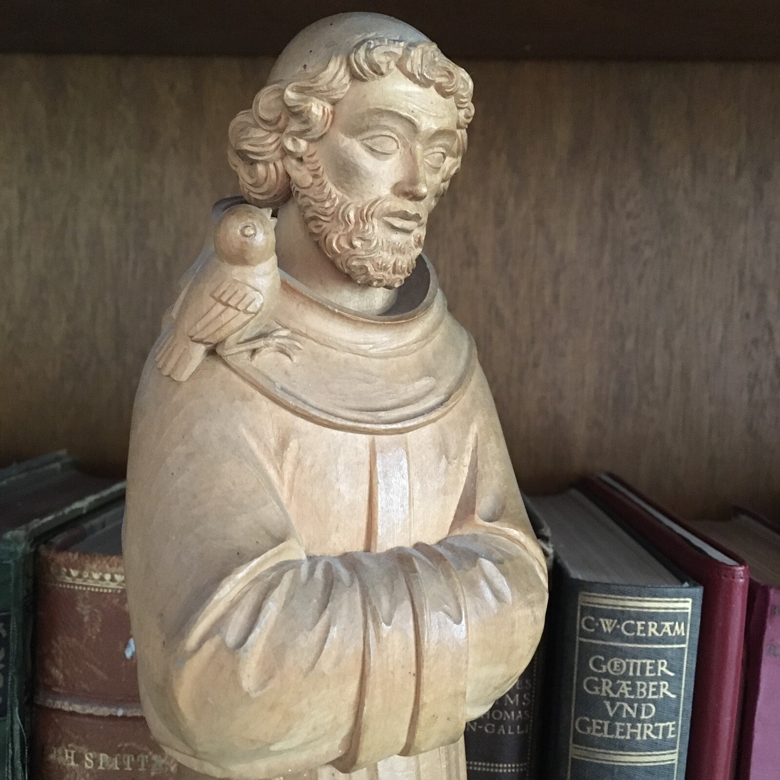 Franziskus Statue Holz