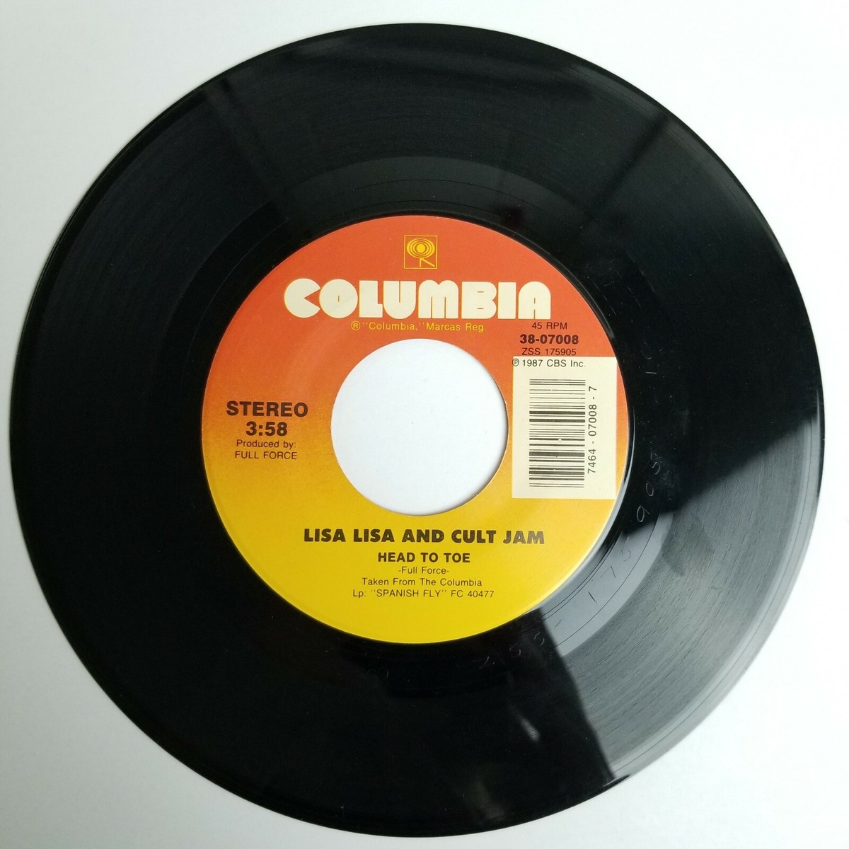 ❤︎ Lisa Lisa & The Cult Jam You'll Never Change 45 RPM 7