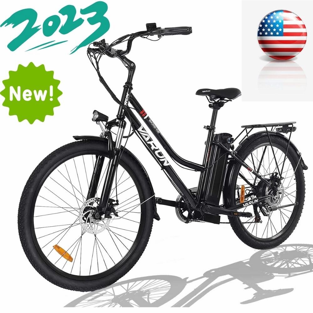 VARUN EBike 26" Electric Bike for Adults 350W Motor City Bicycle