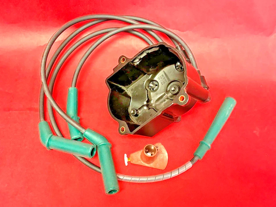 Ignition Wire Set + Distributor Cap & Rotor  JH-161 fit 1990 Toyota Tercel W/FI Foto 2 de 2