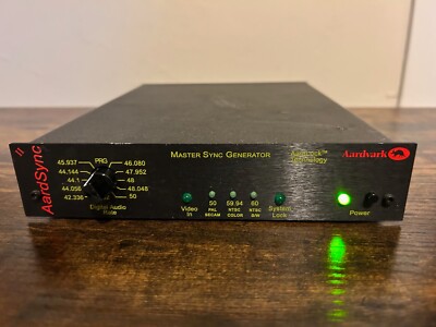 Aardvark Aardsync II studio master clock