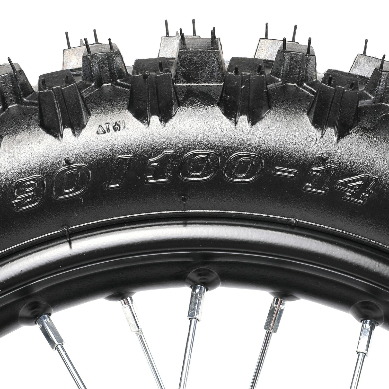 BLYGO Knobby Tire BLYGO 14-Inch Rear Wheel & Knobby Tire For Pit - Foto 8