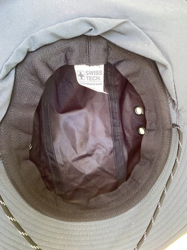 NWT Mens Olive Swiss Tech Performance Size S/M Fishing Sun Beach Hat Cooling - Picture 10 of 11